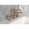 Kingston Brass Widespread Bathroom Faucet with Brass Pop-Up, Antique Copper KB197BEXAC - alternate 2