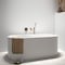 Apollo Tile Arte 1.97 in. x 7.87 in. Glossy White Ceramic Subway Deco Wall and Floor Tile 4.09 sqft/case, 38PK RID88WHDECGL - alternate 2