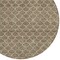 Homeroots 8' Brown And Beige Round Geometric Washable Indoor Outdoor Area Rug 596173 - alternate 2