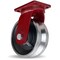 Hamilton Enhanced Precision Super Duty Swivel Caster, 10" x 4" Forged Steel V-Groove Wheel S-EPSD-104FVH - alternate 1