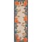 Homeroots 6' Red Beige Blue Orange And Red Floral Indoor Outdoor Runner Rug 564013 - alternate 2