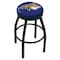 Holland Bar Stool Co 30" Blk Wrinkle Montana State Swivel Bar Stool, Accent Ring L8B2B30MontSt - alternate 1