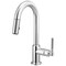 Brizo Litze Pull-Down Prep Faucet with Arc Spout, Knurled Handle Chrome 63943LF-PC - alternate 1
