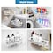 Fab Glass And Mirror Shower Caddy Pack of 5, white - Shower Organizer and Shelves for Efficient Shower Storage, Wall CDY5-WH - alternate 2