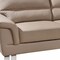 Homeroots 82" Beige Faux Leather Sofa With Silver Legs 329558 - alternate 2