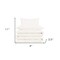 Homeroots Ivory Queen Cotton Blend 1000 Thread Count Washable Duvet Cover Set 528110 - alternate 2