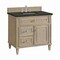 James Martin Vanities Lorelai 36" Single Vanity, Whitewashed Oak, w/ 3 CM Phantome Eclos Top 424-V36-WWO-3PHT - alternate 2