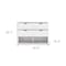 Homeroots 42" White Six Drawer Double Dresser 544054 - alternate 2