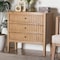 Bali & Pari Lavi Chest, 3-Drawer Storage Chest with Textured Drawer Fronts and Round Knobs 271-14790-ZORO - alternate 3