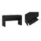 Manhattan Comfort Grace 54in Office Desk in Black and Gold (2-Drawer) DK001-BK - alternate 2
