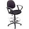 Boss Drafting Stool W/Footring And Loop Arms B1617-BK - alternate 1
