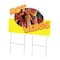 Signmission Hot Wings Die Cut Yard Sign & Stake outdoor plastic coroplast window, C-DC-2436-DS-Hot Wings19 C-DC-2436-DS-Hot Wings19 - alternate 1