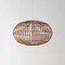 Jonathan Y Leo 17.5" 1-Light Farmhouse Coastal Rattan 180" Cord Plug-In or Hardwired LED Pendant, Brown JYL1402A - alternate 2