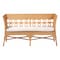 Bali & Pari Oxford Bohemian Light Honey Rattan Dining Bench with Armrests 258-14174-ZORO - alternate 2