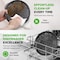 Nutrichef 2-Pack 13 in Non-Stick Pizza Pans, Round Pizza Pans for Oven, Commercial-Grade Carbon Steel, 2PK BKNCBS10SPZPX2 - alternate 2