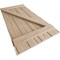 Ekena Millwork Rustic Four Board Joined Board-n-Batten Riverwood Faux Wood Shutters w/Z-Board, 22W x 60H, PR SHUBJZ22X60RWPR - alternate 2