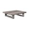 Homeroots 33" Gray Solid Wood Outdoor Coffee Table 555647 - alternate 2