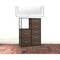 Homeroots 34" Brown Steel and Fabric Seven Drawer Chest 484692 - alternate 2