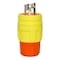 Ericson Watertight Locking Plug, L5-15P, 15 A, 125V AC, Single Phase, 2 Pole, Yellow 1520-PW6P-AM - alternate 2