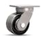 Hamilton Kingpinless Plate Caster, Swivel, Steel, 6 in, 6000 lb. S-SEC-63FSB - alternate 1