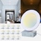 Ipower Simple Deluxe 6 Inch 5CCT Recessed Light w/ Night Light, Canless LED Recessed Lighting 6 inch, 12PK HILEDXCEILINGNG12P6W - alternate 1