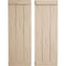 Ekena Millwork Rustic 3 Board Joined Board-n-Batten Pecky Cypress Faux Wood Shutters w/End Batten, 16 1/2"W x 84"H SHUBJE16X84PCPR - alternate 1