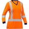 Bisley ANSI Type R Class 3 Women's Long Sleeve Shirt with X-Back 313W6118X-O/M - alternate 1