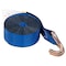 Mytee Products 2 in x 27 ft Blue Ratchet Tie-Down Strap w/ Wire Hook, 3,333 lbs WLL, 4PK RS227WH-Bx4 - alternate 2