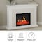 Northwest Electric Fireplace with Mantel Freestanding Heater with Remote Control Adjustable LED Flames 80-FPWF-M1 - alternate 2