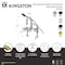 Kingston Brass 7" Center Deck-Mount Clawfoot Tub Faucet with Hand Shower, Oil Rubbed Bronze AE6005RX - alternate 2