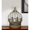 Homeroots 10" Bronze Metal Hand Painted Decorative Crown Tabletop Sculpture 399653 - alternate 2