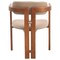 Leisuremod Velo Series Modern Dining Chair in Dark Natural Wood with Taupe Seat, 2PK VCA-51DTP-2 - alternate 3