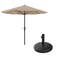 Pure Garden 9-Foot Outdoor Patio Umbrella, Sand 50-LG1040B - alternate 2