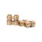 Sharkbite Pipe Connector, 1/2 in, FNPT, Brass, 200 psi Pressure, 4PK U072LFA4 - alternate 2