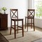 Crosley X-Back 2-Piece Bar Stool Set CF500430-MA - alternate 2