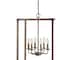 Jonathan Y Magnolia 16.2" 6-Light Adjustable Iron Rustic Farmhouse LED Pendant, Brown JYL7476A - alternate 2