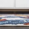 Jonathan Y Julien Paisley High-Low Orange/Blue 2 ft. x 8 ft. Indoor/Outdoor Runner Rug AMC102B-28 - alternate 2