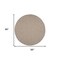 Homeroots 8' Beige Round Indoor Outdoor Area Rug 522447 - alternate 2
