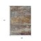 Homeroots 9' X 12' Brown Gray And Purple Abstract Washable Indoor Outdoor Area Rug 630835 - alternate 2