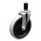 Service Caster 5 Inch Thermoplastic Rubber Wheel 1-1/2 Inch Expanding Stem Caster SCC SCC-EX05S510-TPRS-112 - alternate 1
