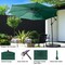 Villacera 10-Foot Offset Patio Umbrella, Green 83-OUT5412 - alternate 2