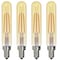 Bulbrite LED Filament 5w Dimmable T8 Light Bulb Candelabra (E12) Base - 2100K (Amber Light), 450 Lumens, 4PK 862780 - alternate 1