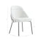 Manhattan Comfort Gracie Dining Chair in White and Black - Set of 2 2-DC100-BWH - alternate 2