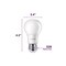 Philips LED Bulb A19 E26 (Medium) Daylight 100 Watt Equivalence Daylight 565416 - alternate 2