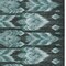 Homeroots 8' X 10' Teal Blue Aqua And Charcoal Southwestern Washable Indoor Outdoor Area Rug 587833 - alternate 2