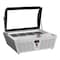 Koolmore 32 in. 4-Pan Countertop Ice Cream Display Freezer with Curved Glass Top in Stainless-Steel KM-CGDR-4P - alternate 3
