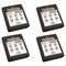 Mytee Products 4PK 5'x7ft Fire Retardant Canvas Tarp w/Aluminum Grommets - 16 oz, Olive Green, 4PK FRCT5-7-OGx4 - alternate 1
