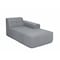 Deko Living 3 Piece Gray Compressed Foam Sectional Sofa Lounger and Table Set CIF50018 - alternate 2