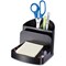 Officemate Recycled Desktop Supplies Organizer, 5 Compartments, Plastic, 5.38 x 6.75 x 5, Black OIC26022 - alternate 2