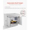 Vevor Shaker Base Cabinet 30" W x 24" D x 34.5" H Ready to Assemble with Drawer White KLCC-03 - alternate 2